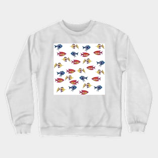 Colorful Fish Crewneck Sweatshirt